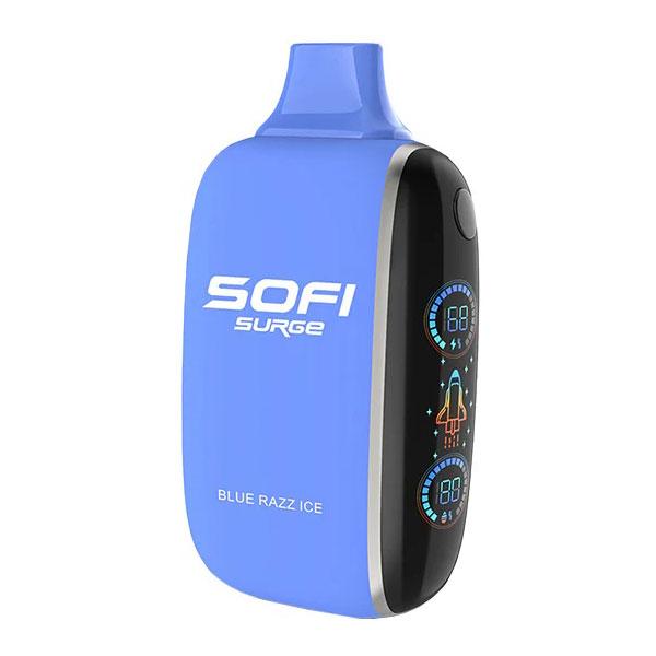 Blue Razz Ice Sofi Surge Zero Nic 25000 Vape
