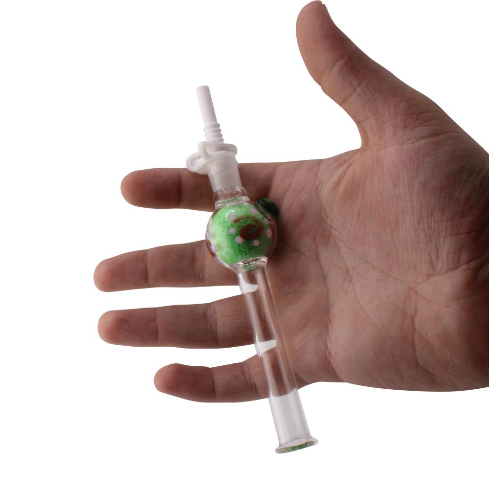 Sprinkle Globe Glass Nectar Collector-Green