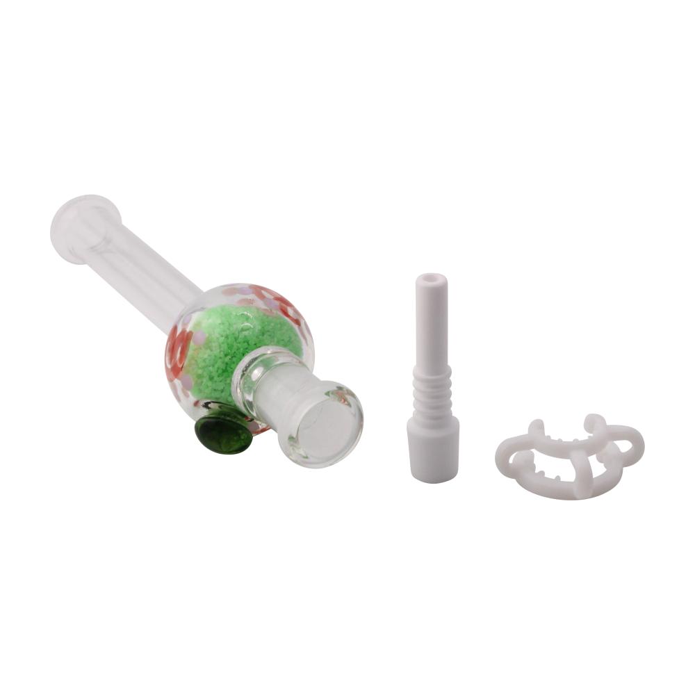 Sprinkle Globe Glass Nectar Collector-Green