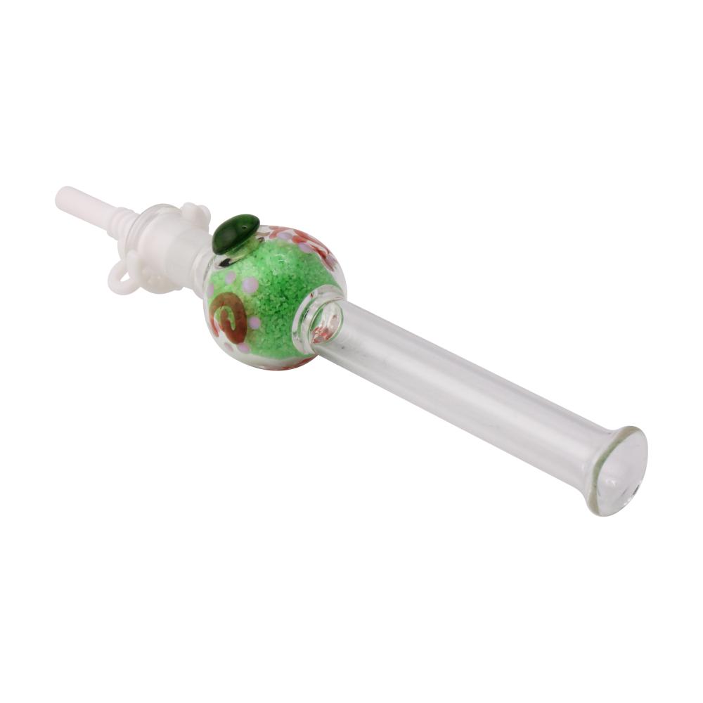 Sprinkle Globe Glass Nectar Collector-Green