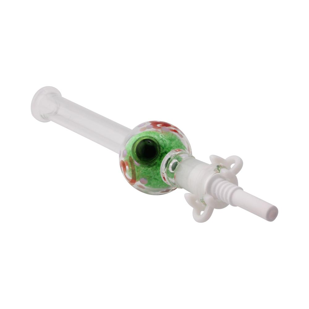 Sprinkle Globe Glass Nectar Collector-Green