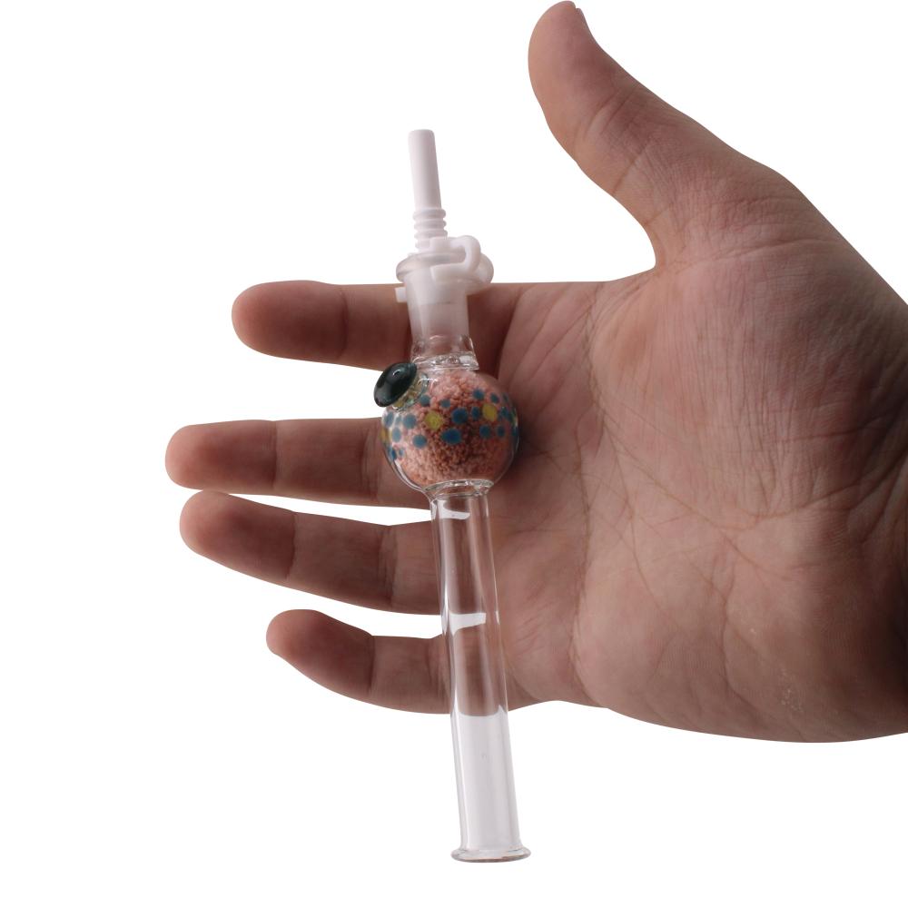 Sprinkle Globe Glass Nectar Collector-Light Pink