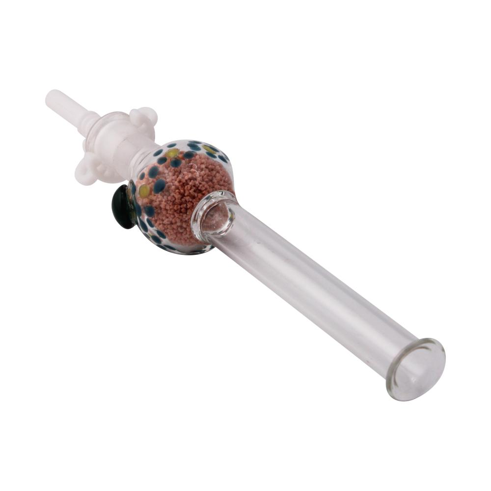 Sprinkle Globe Glass Nectar Collector-Light Pink
