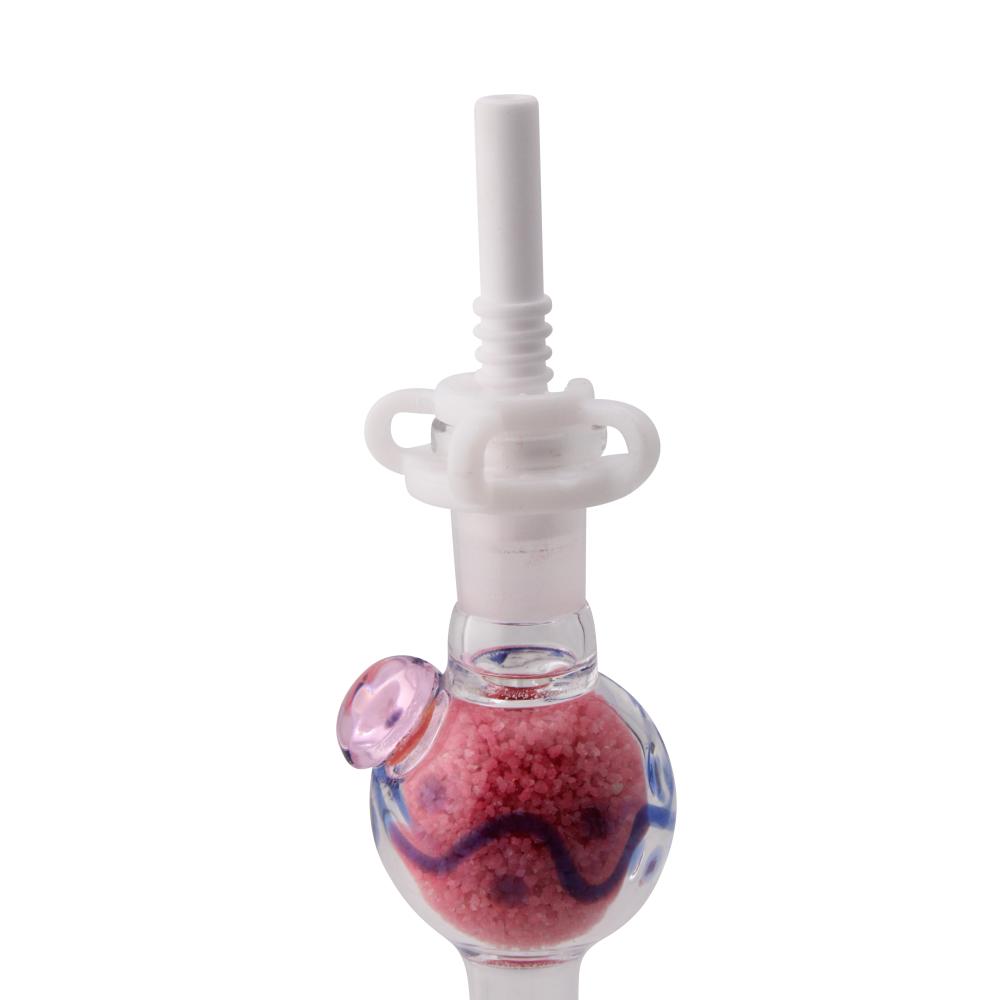 Sprinkle Globe Glass Nectar Collector-Pink