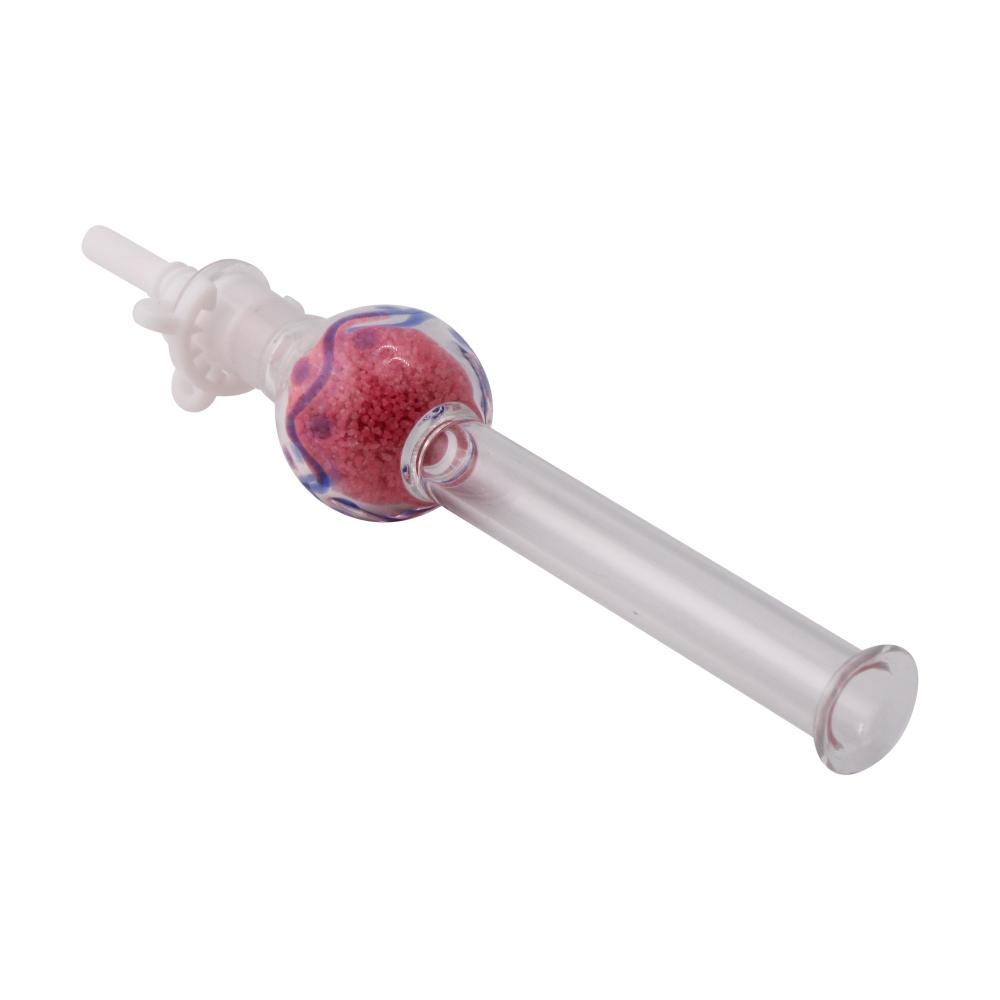 Sprinkle Globe Glass Nectar Collector-Pink