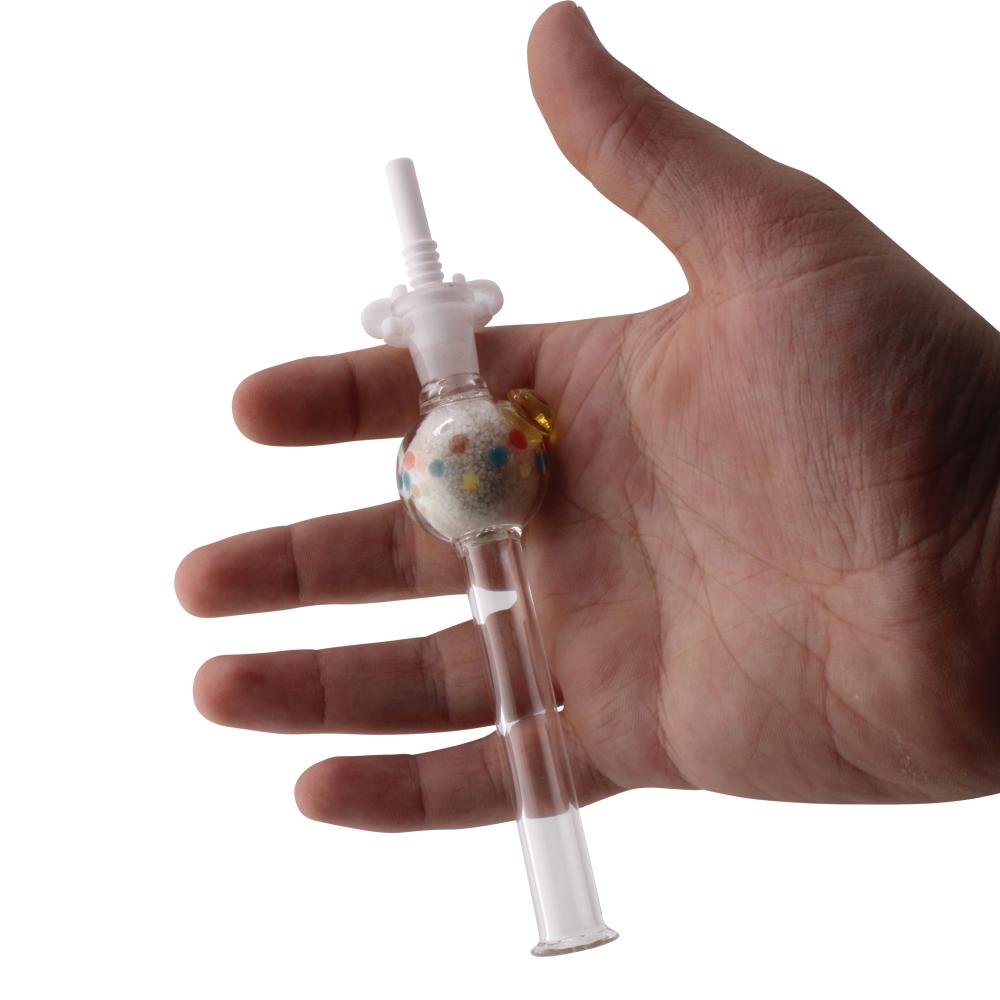 Sprinkle Globe Glass Nectar Collector-White Mix
