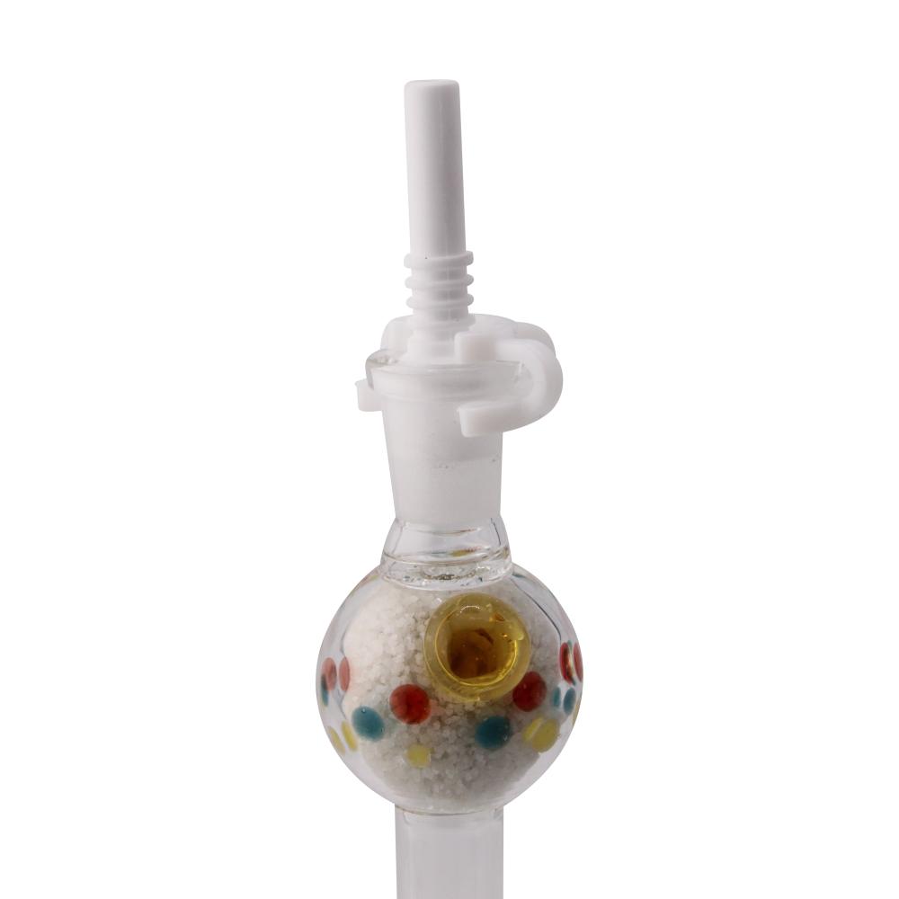 Sprinkle Globe Glass Nectar Collector-White Mix