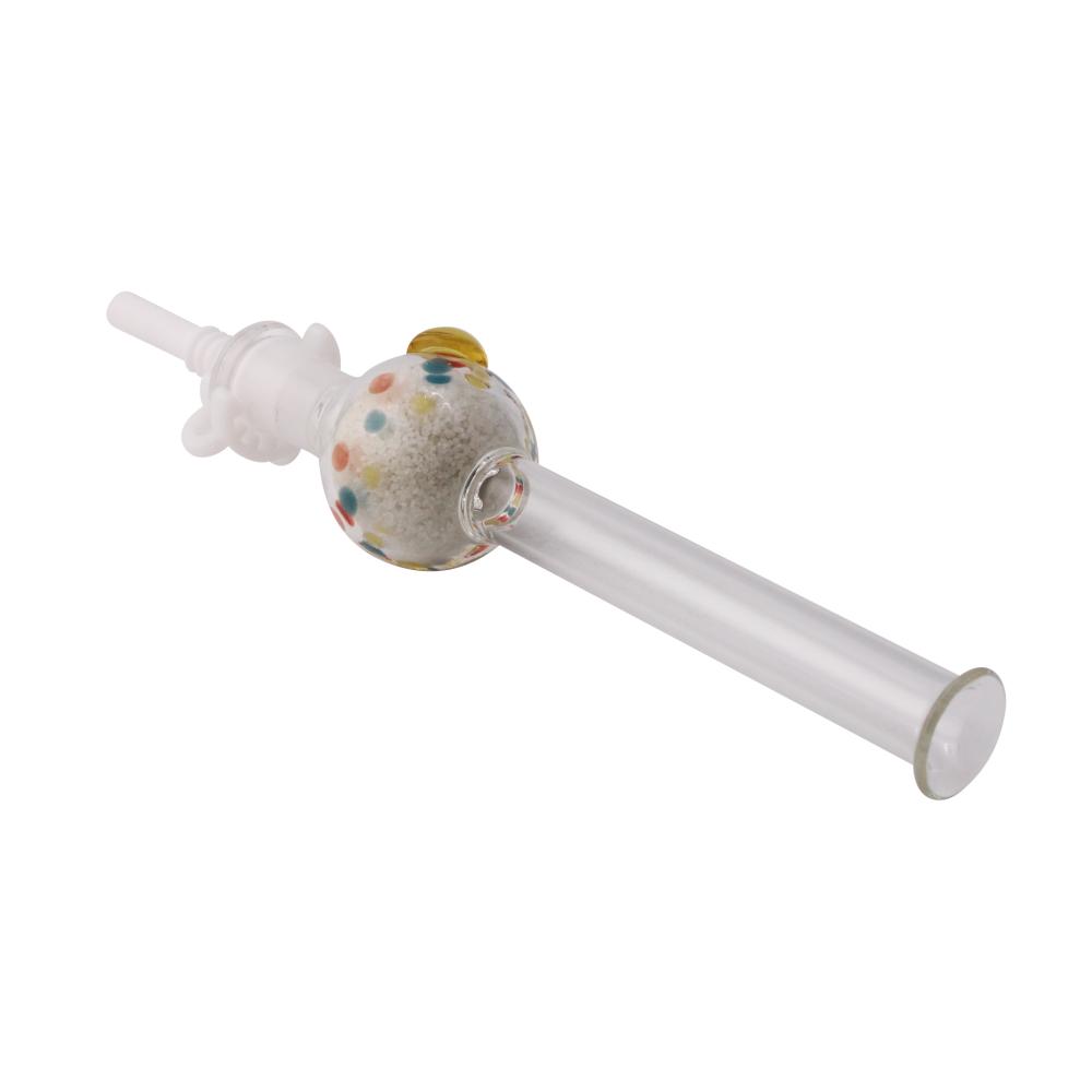 Sprinkle Globe Glass Nectar Collector-White Mix