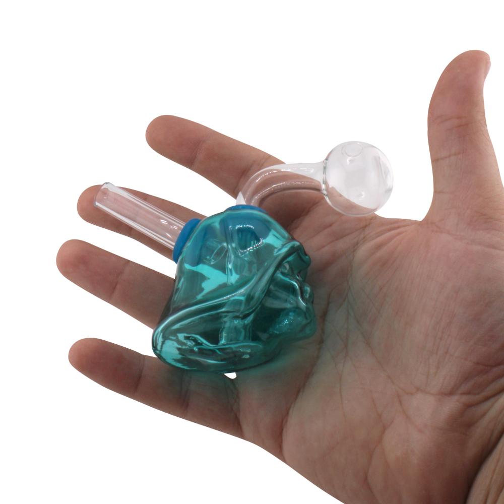 Star War Pyrex Glass Oil Burner Bubbler-Blue