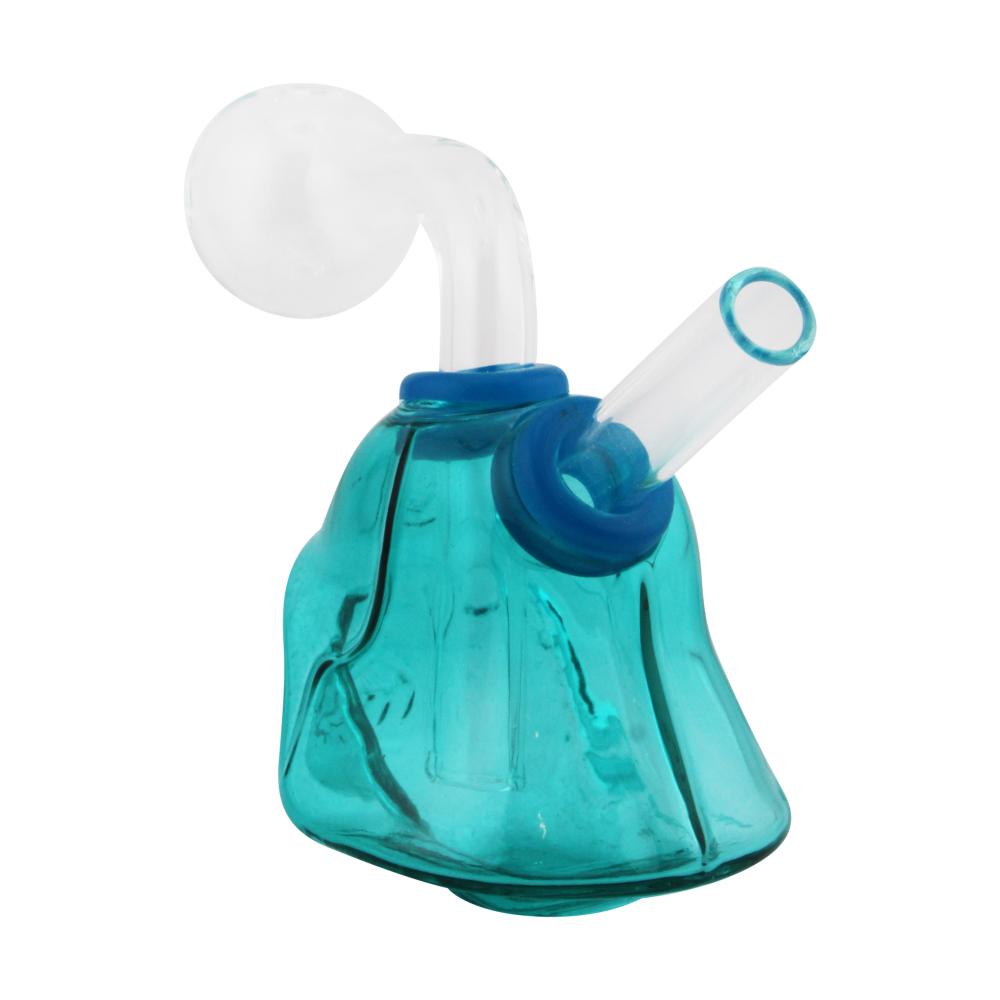 Star War Pyrex Glass Oil Burner Bubbler-Blue