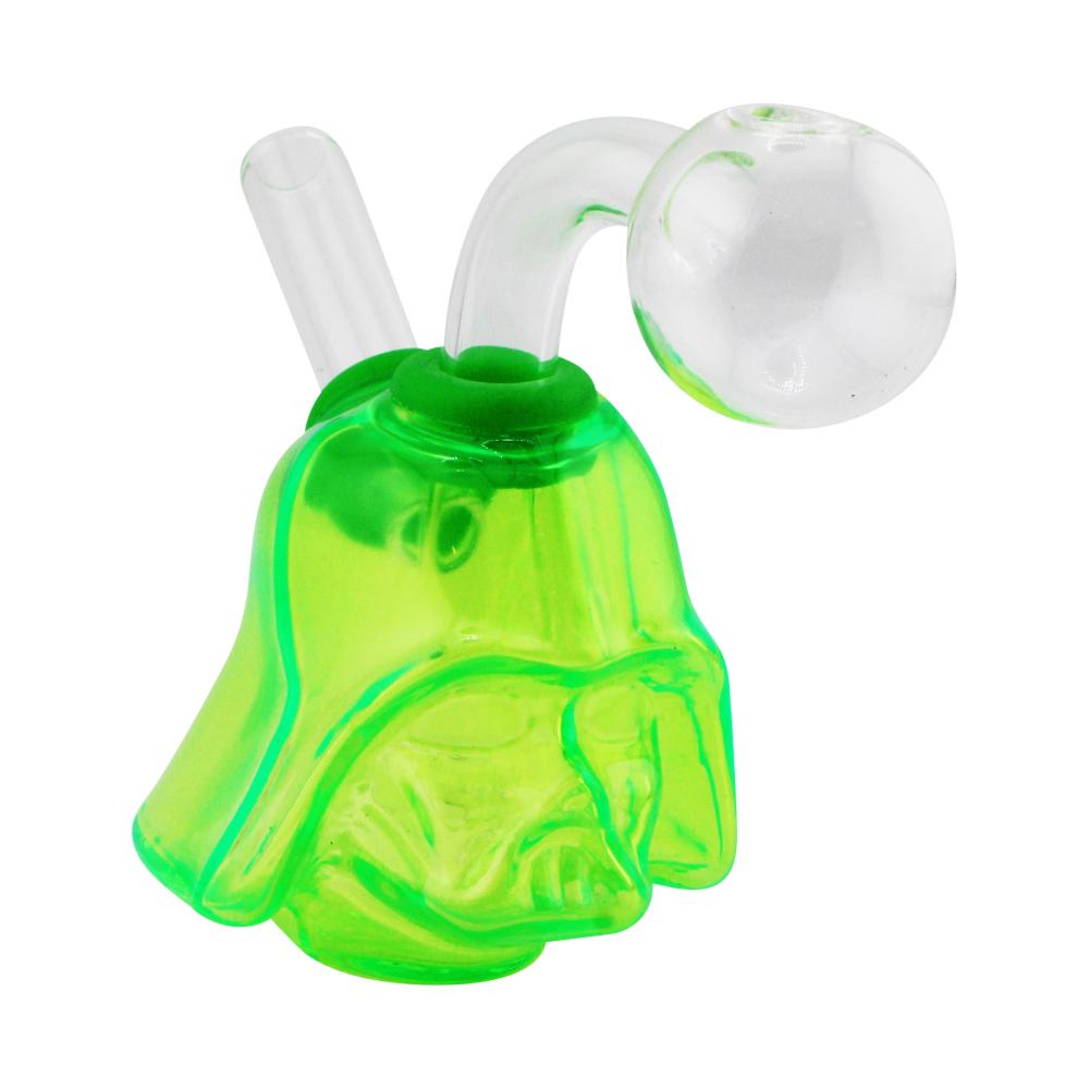 Star War Pyrex Glass Oil Burner Bubbler-Light Green