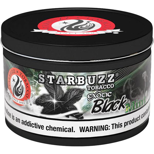 Black Mint Starbuzz Hookah Tobacco 250g