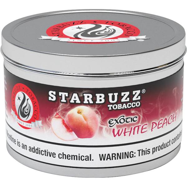 White Peach Flavor Starbuzz Shisha 250g