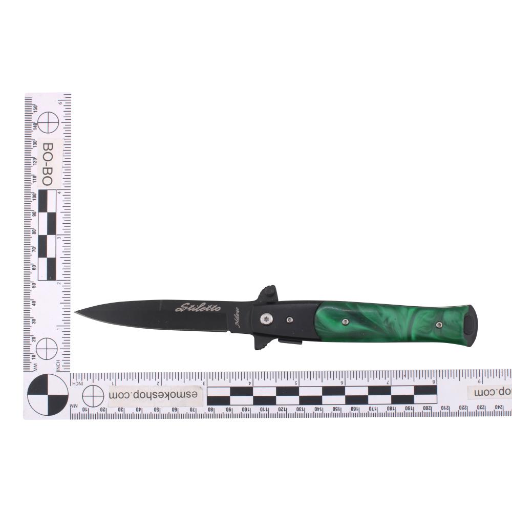 Stileetto Milano N14 Folding Metal Pocket Knife-Green