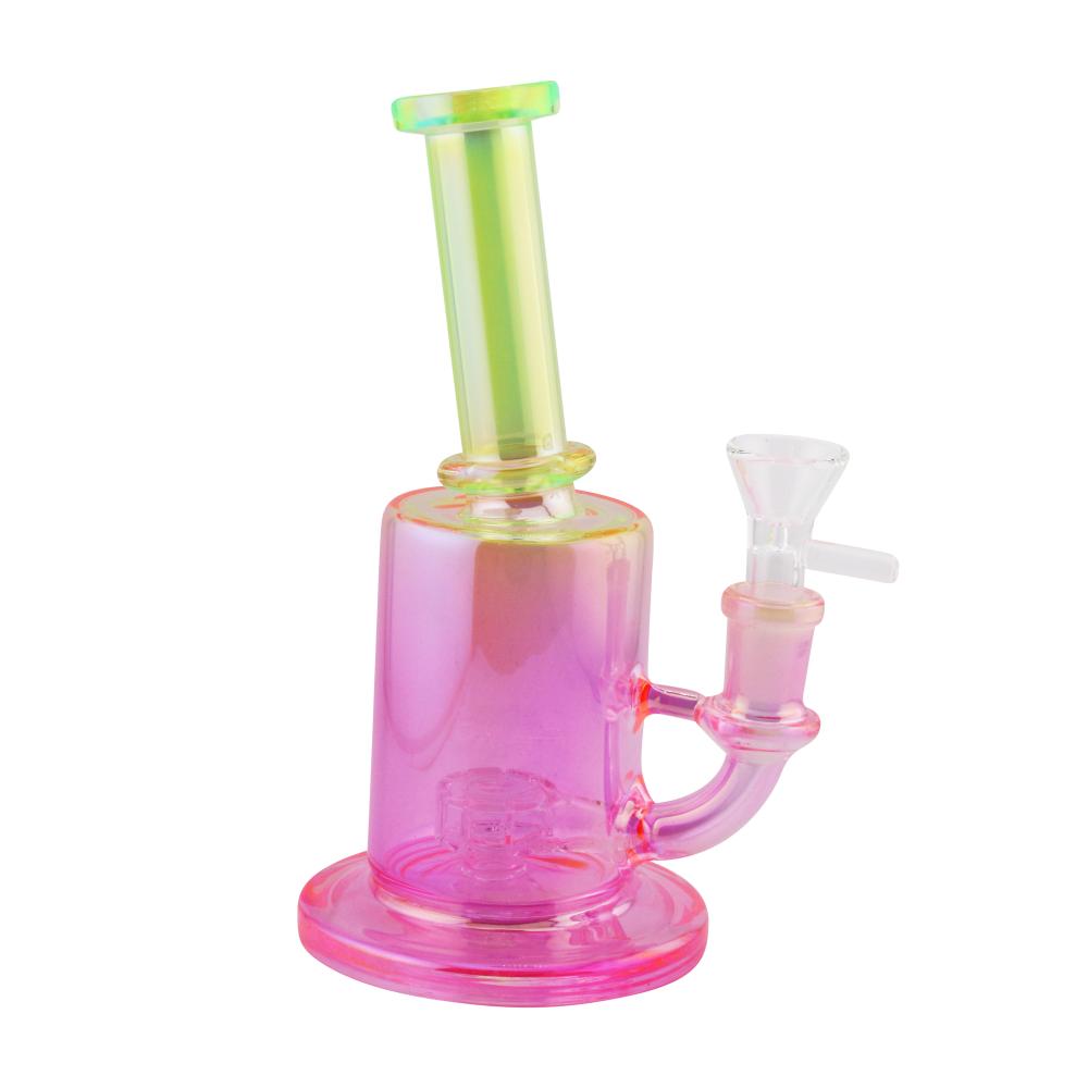 Summer Vibe Glass Water Pipe-Pink