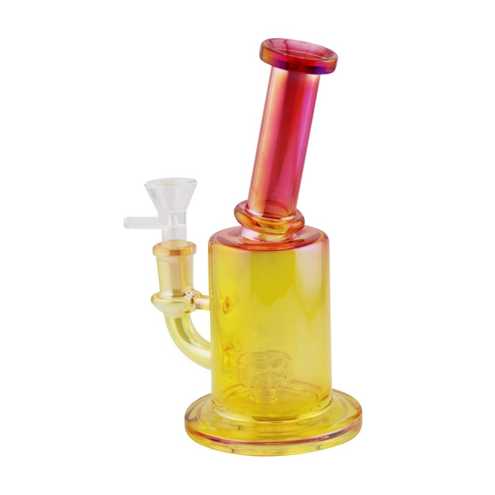 Summer Vibe Glass Water Pipe-Yellow