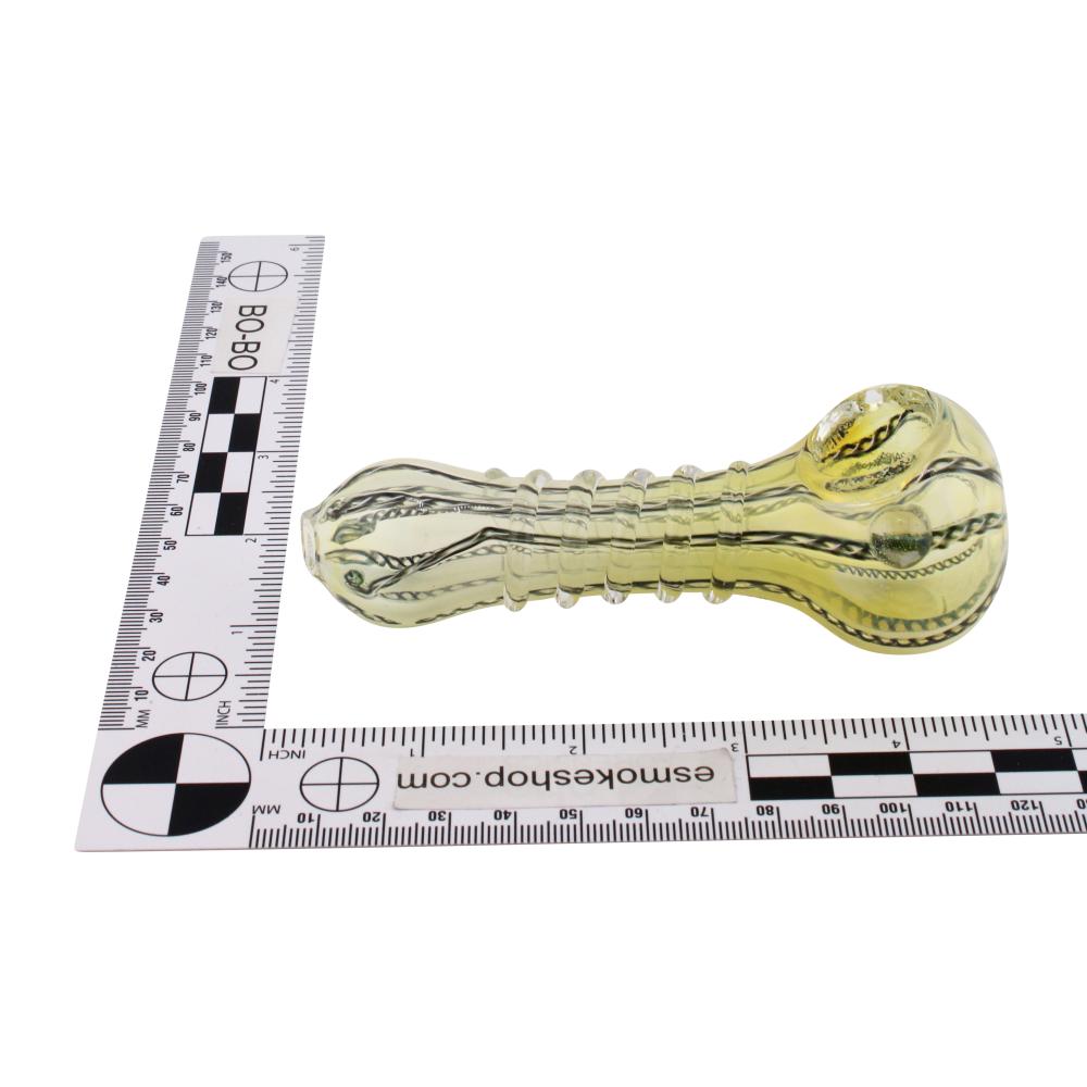 Sunfire Glass Hand Pipe-Black