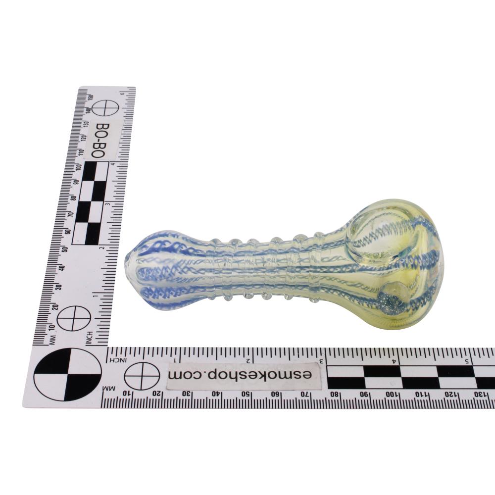 Sunfire Glass Hand Pipe-Blue