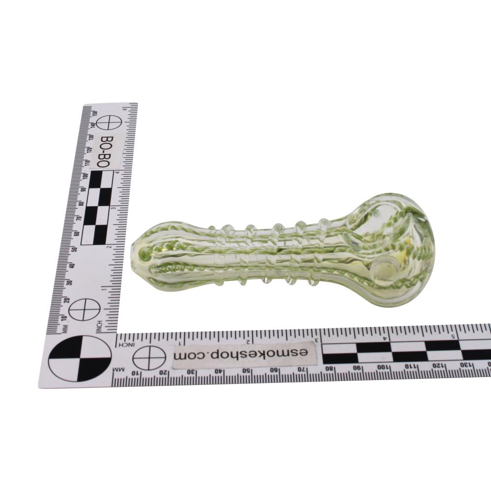 Sunfire Glass Hand Pipe-Green
