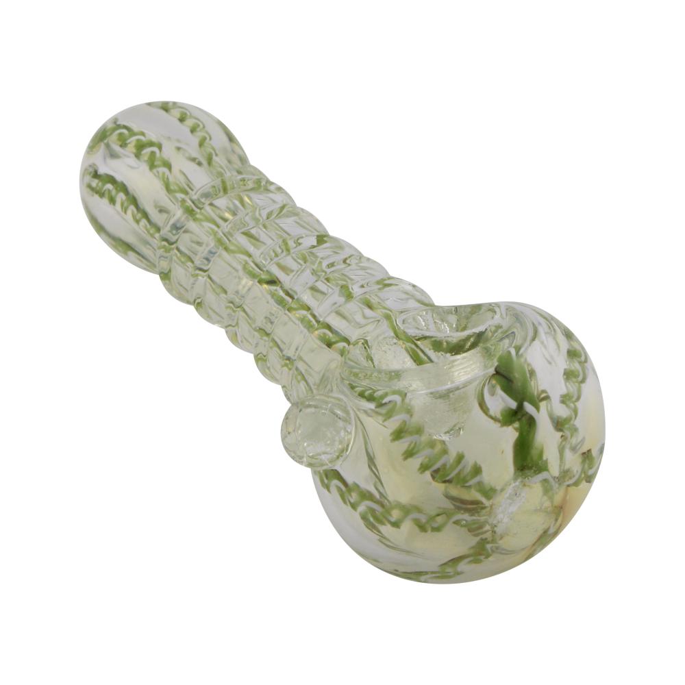 Sunfire Glass Hand Pipe-Green