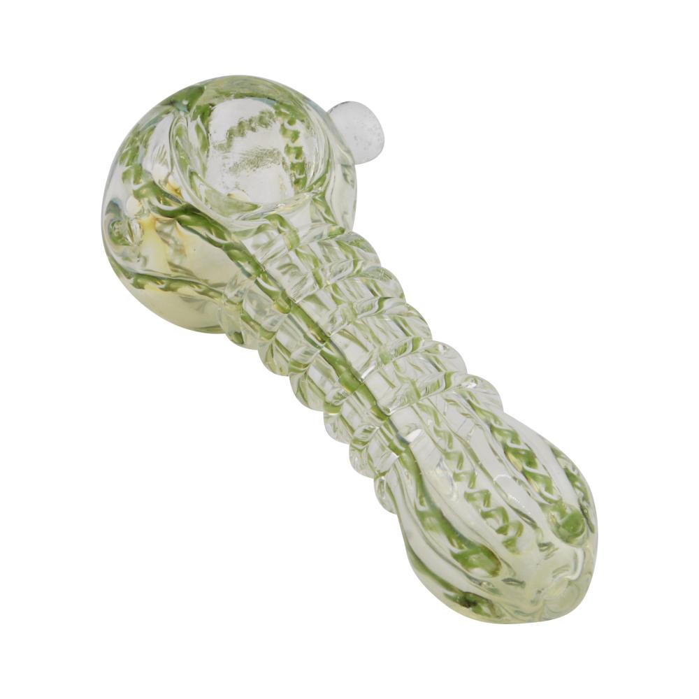 Sunfire Glass Hand Pipe-Green