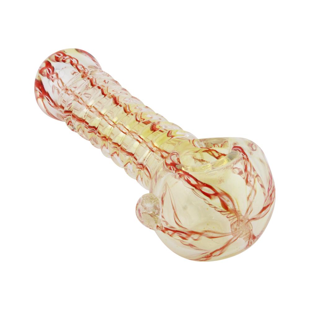 Sunfire Glass Hand Pipe-Red