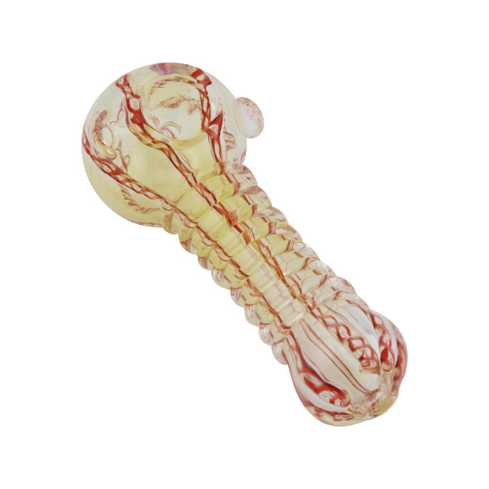 Sunfire Glass Hand Pipe-Red