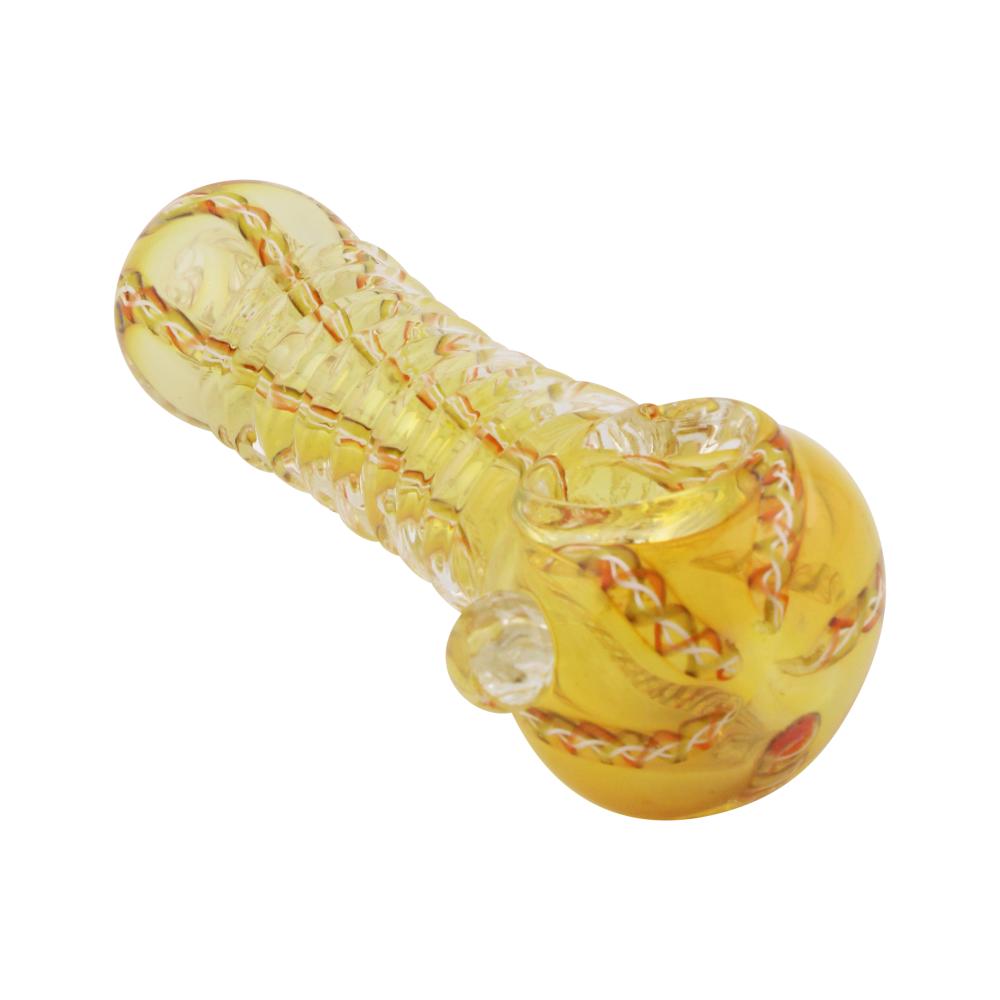 Sunfire Glass Hand Pipe-Yellow