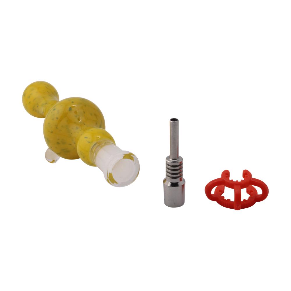 Sunfire Small Glass Nectar Collector-Yellow