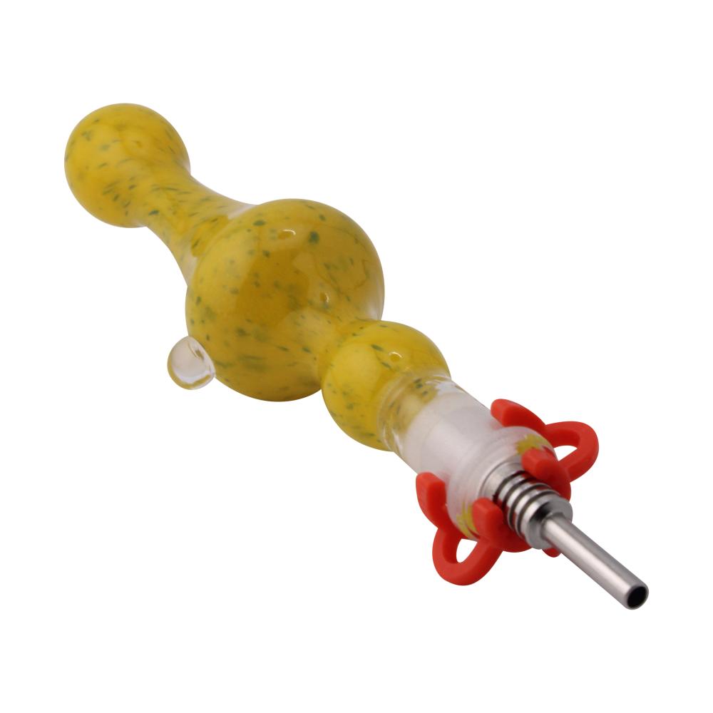 Sunfire Small Glass Nectar Collector-Yellow