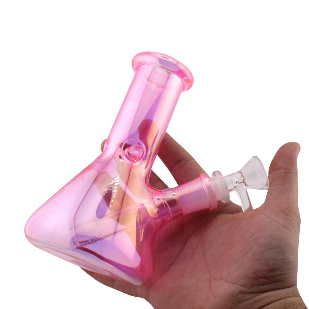 Sunshine Glass Water Pipe-Pink