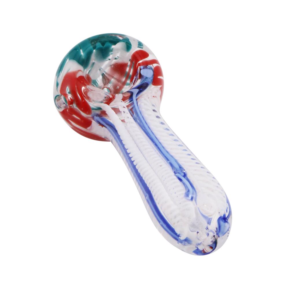 Swirl Flower Glass Hand Pipe Mix