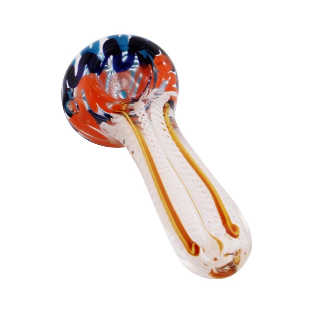 Swirl Flower Glass Hand Pipe Mix
