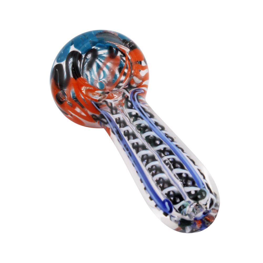 Swirl Flower Glass Hand Pipe Mix