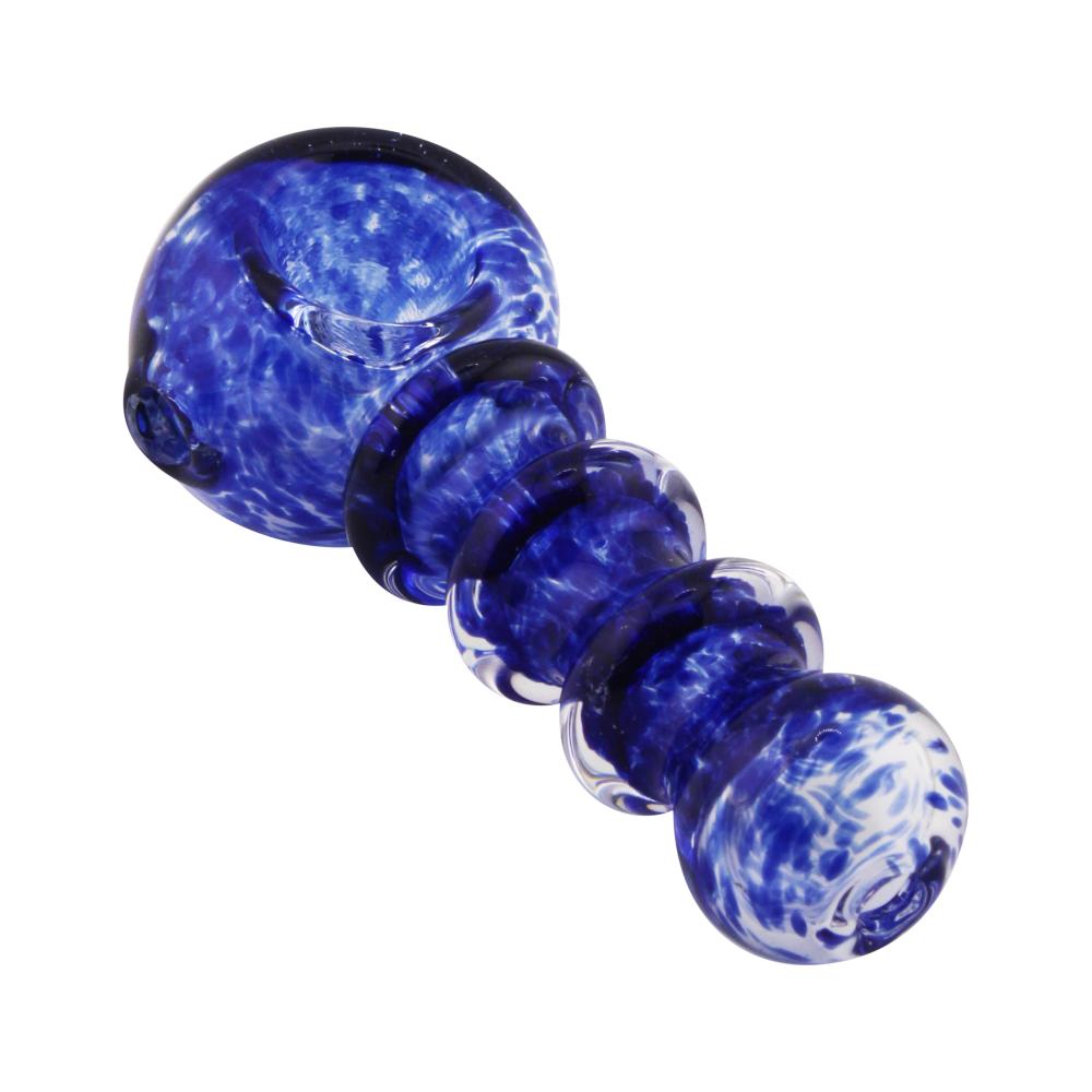 Swirl N195 Glass Hand Pipe-Blue