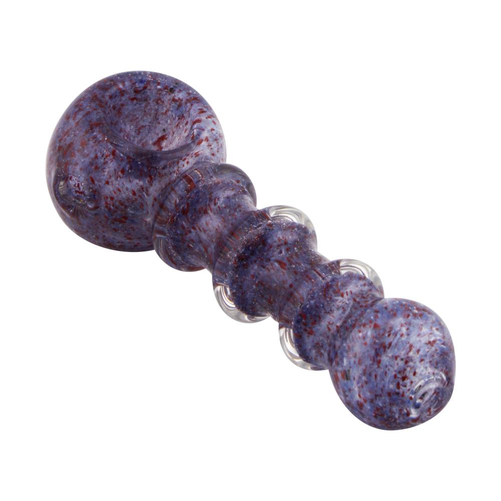 Swirl N195 Glass Hand Pipe-Purple