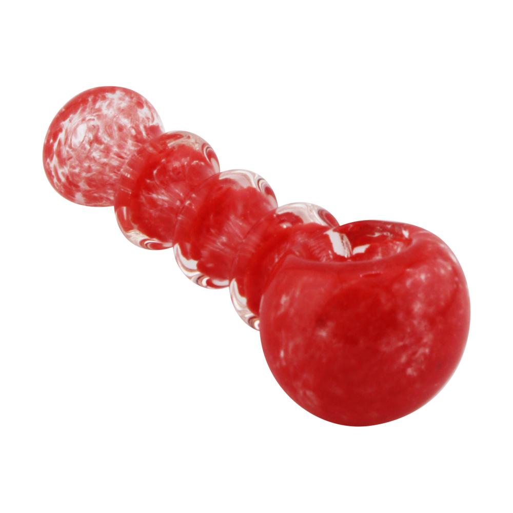 Swirl N195 Glass Hand Pipe-Red
