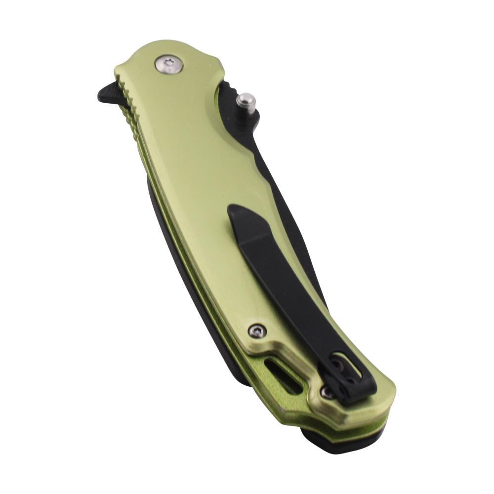 Tac-Force Folding Wooden Handle Pocket Knife-Green