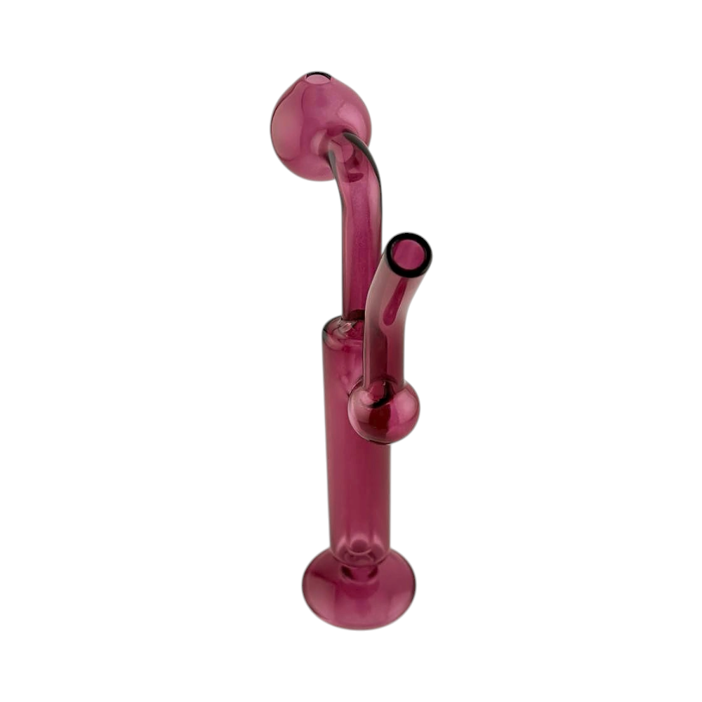 Tall L Oil Burner Bubbler-Deep Pink