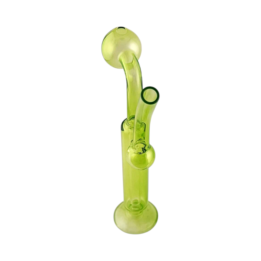 Tall L Oil Burner Bubbler-Lime Green