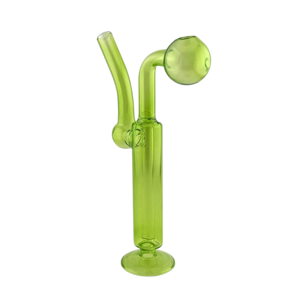Tall L Oil Burner Bubbler-Lime Green