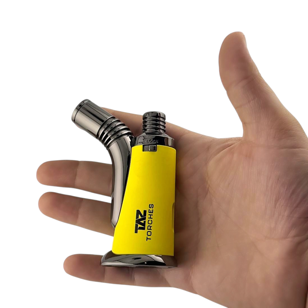 TAZ T Torch Lighter Single Flame-Yellow