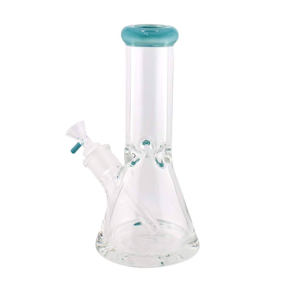 Teal Beaker Water Pipe-Blue