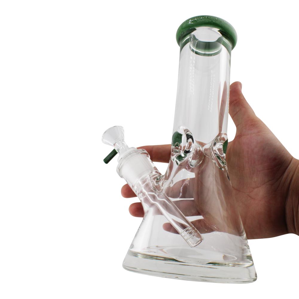 Teal Beaker Water Pipe-Dark Green