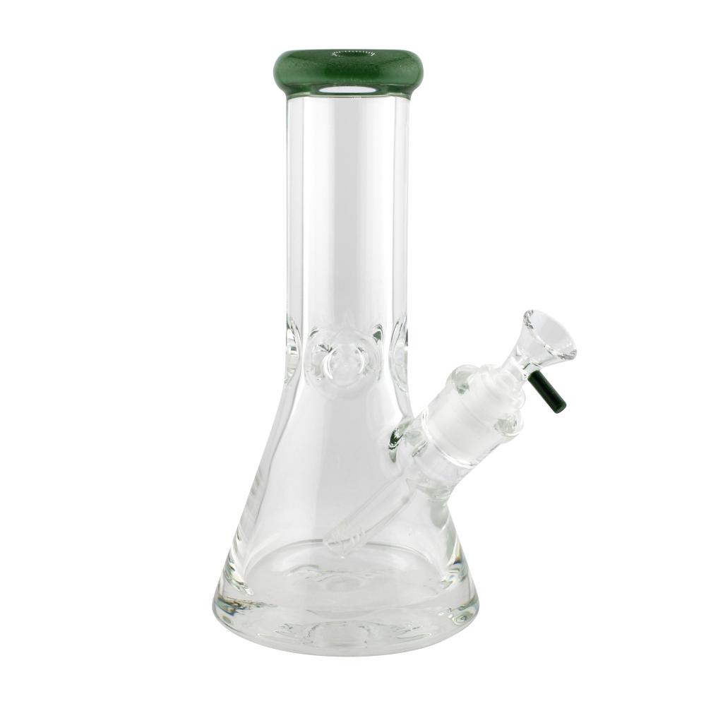 Teal Beaker Water Pipe-Dark Green