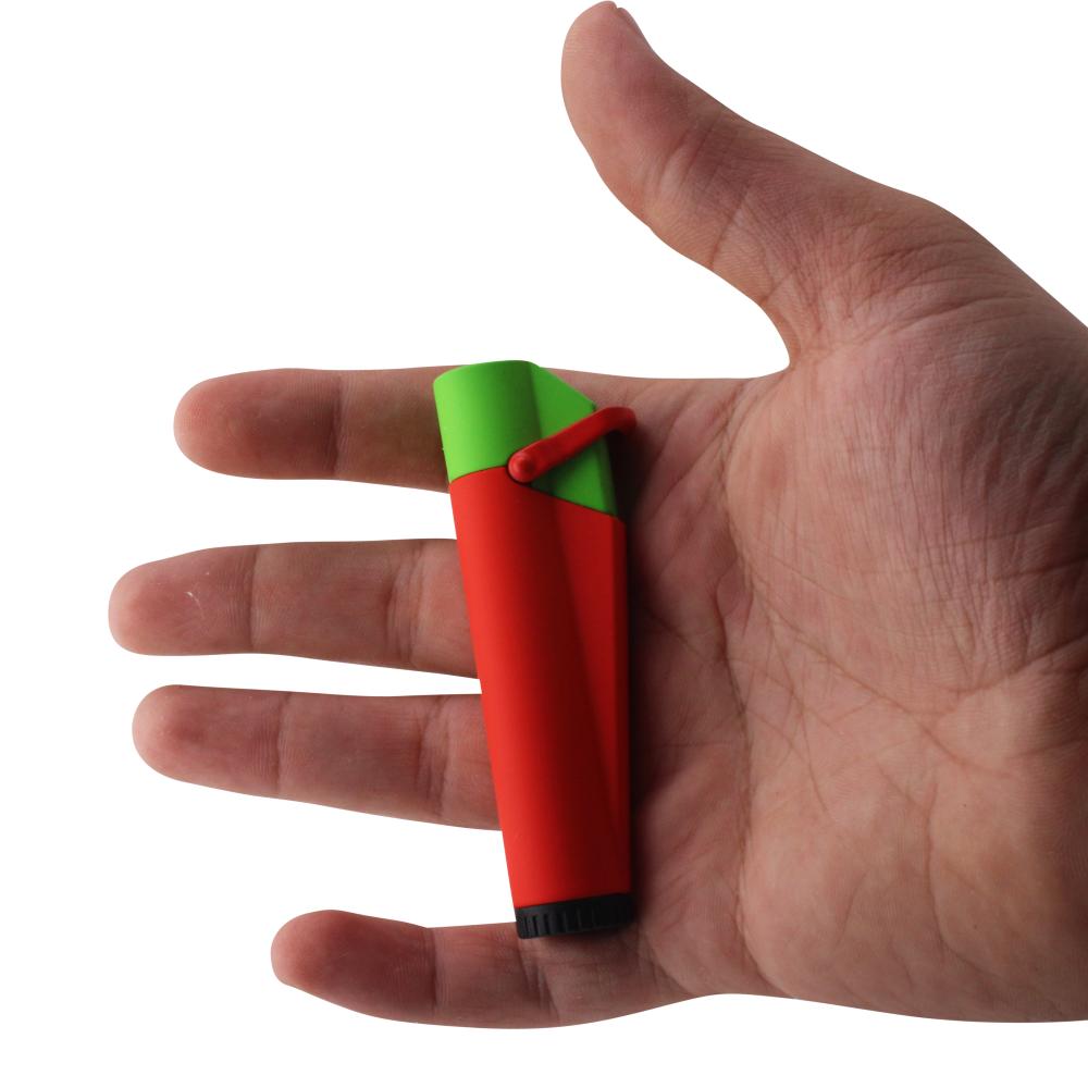 Techno Aero Ignite Single Flame Torch Lighter-Orange