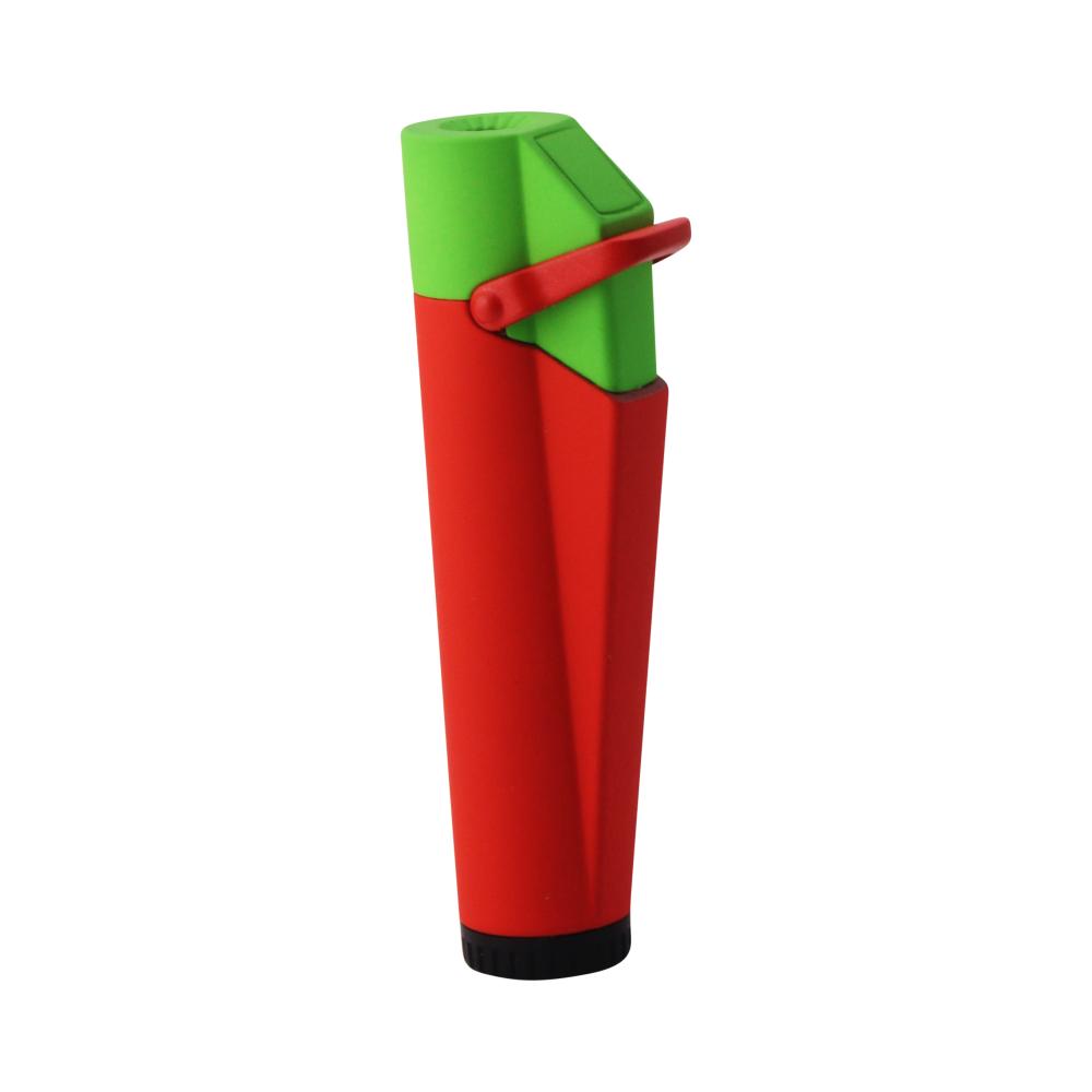 Techno Aero Ignite Single Flame Torch Lighter-Orange