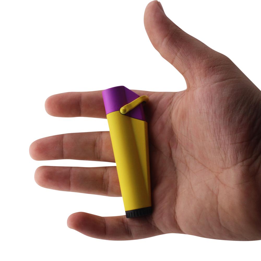 Techno Aero Ignite Single Flame Torch Lighter-Yellow