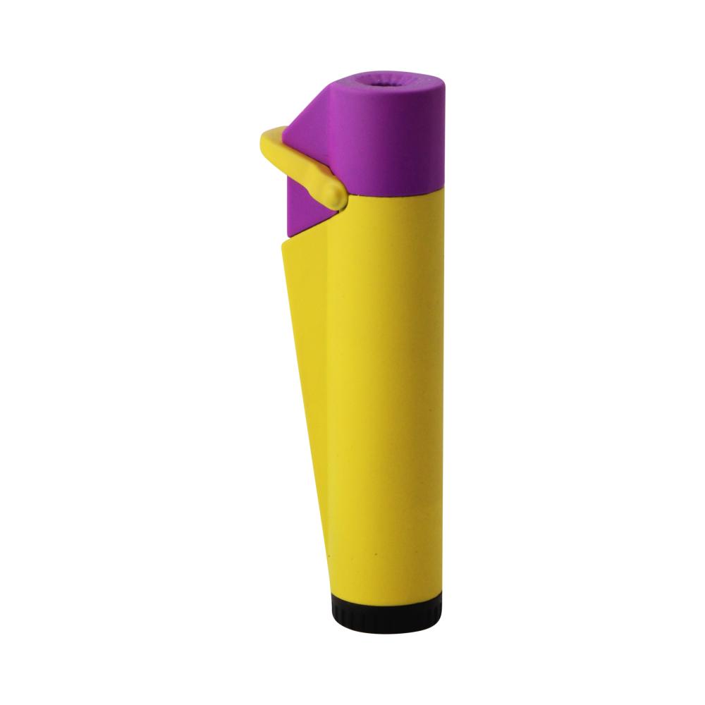 Techno Aero Ignite Single Flame Torch Lighter-Yellow
