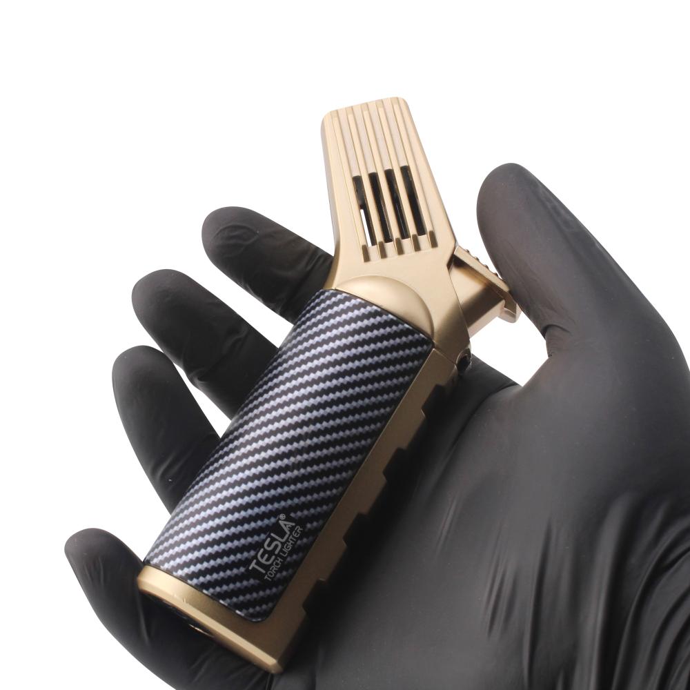 Tesla Coil Torch Heavy Meta Single Flame-Silver